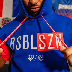 BSBL-SZN Youth Short Sleeve Hoodie V3 - Dominican Republic