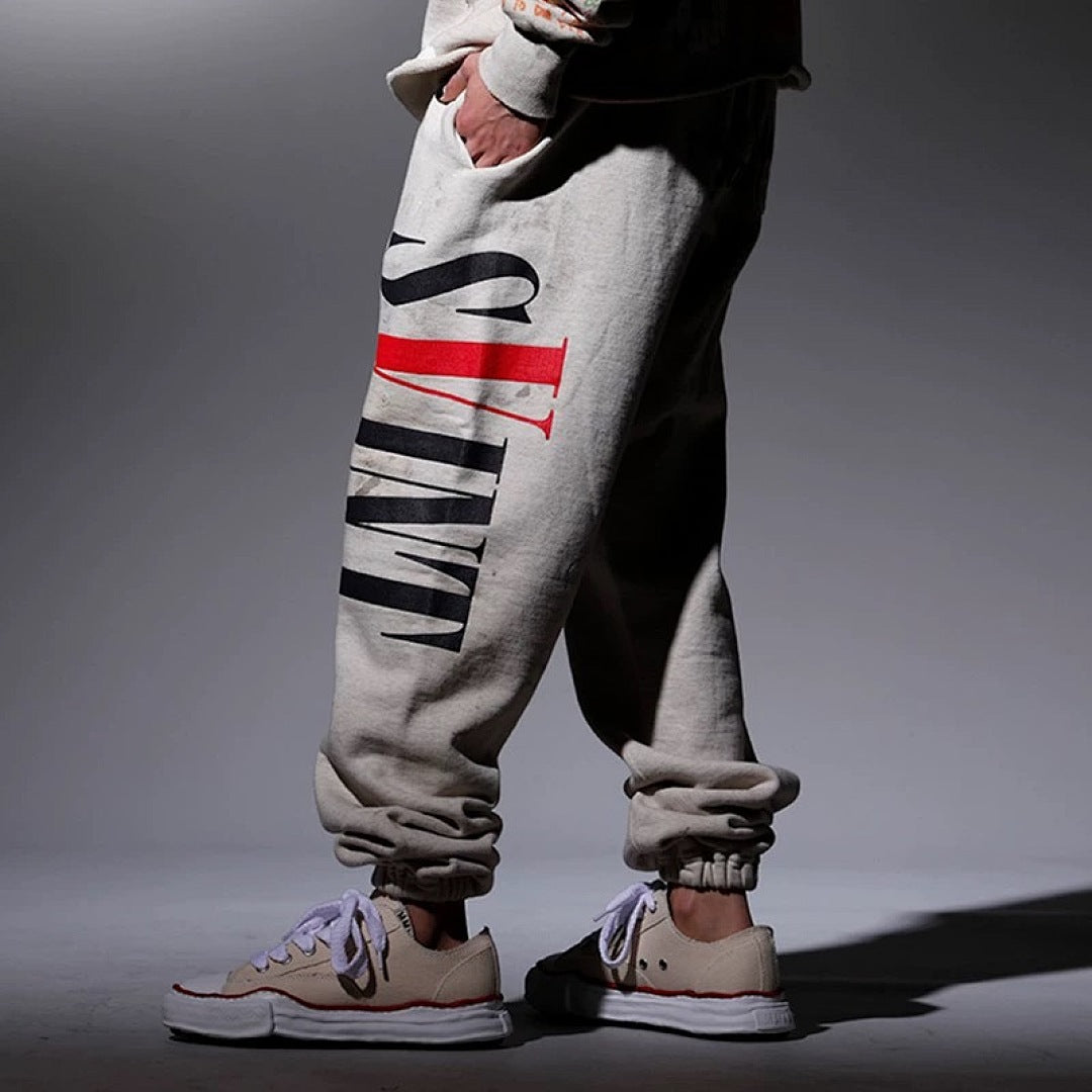 Saint Michael ST118 Graphic Patchwork Sweatpants
