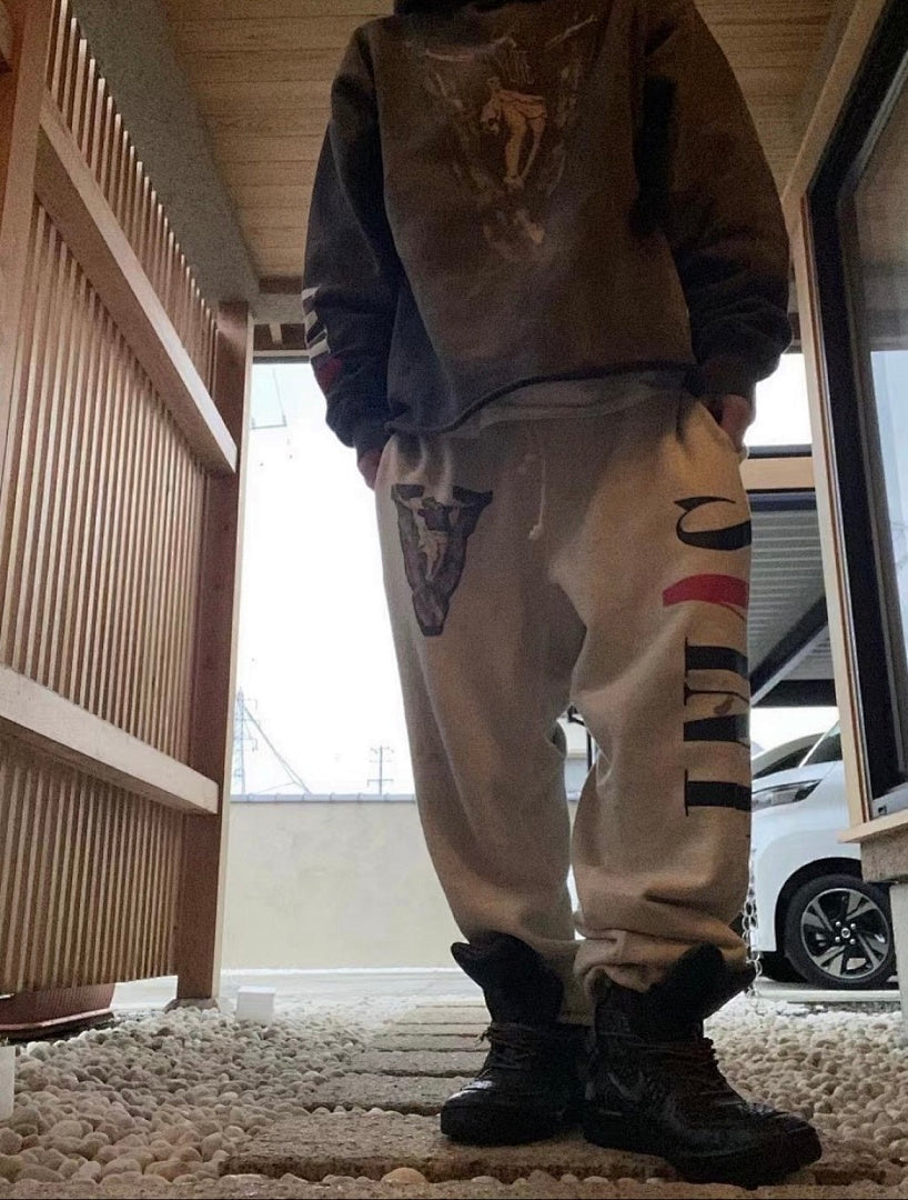 Saint Michael ST118 Graphic Patchwork Sweatpants