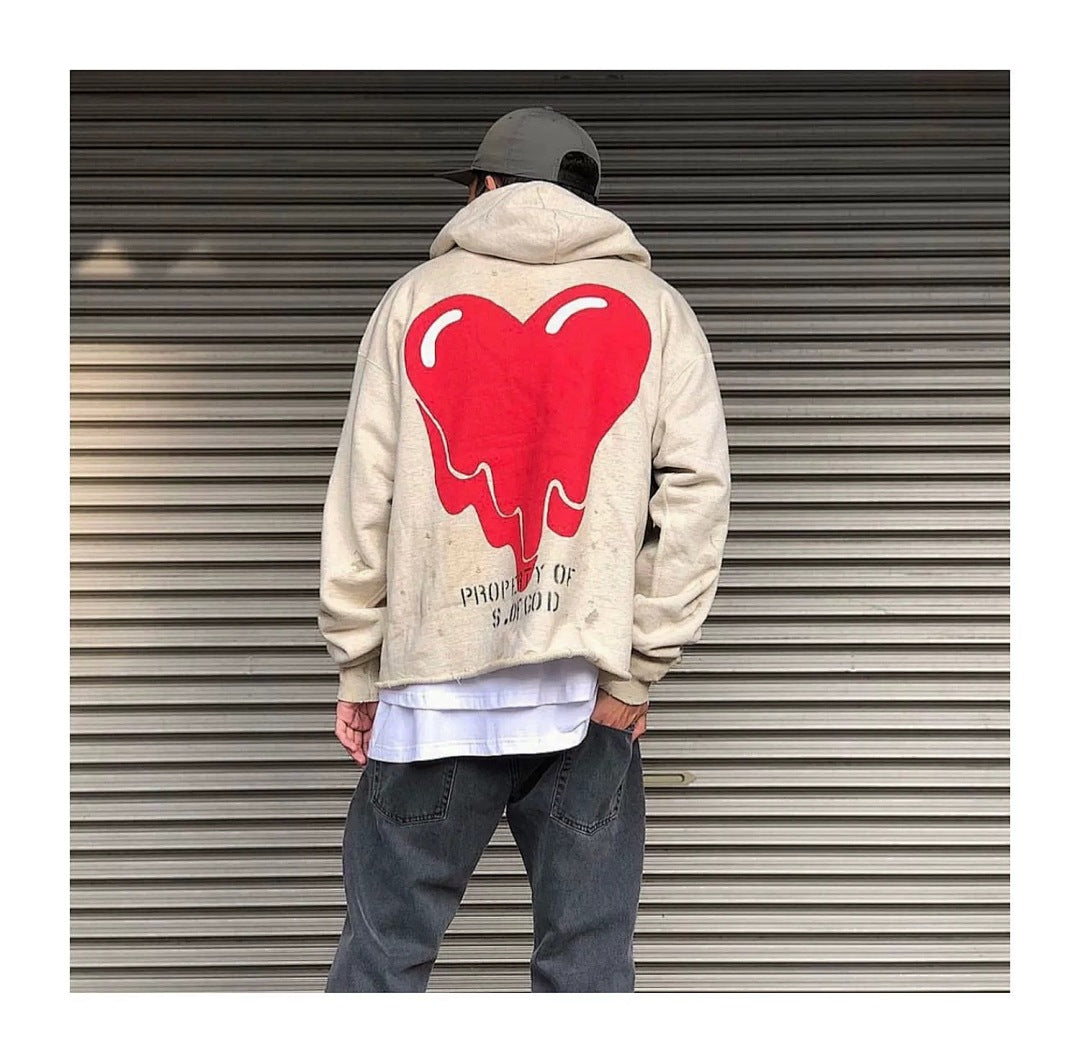 Saint Michael ST122 EU Heart Graphic Hoodie