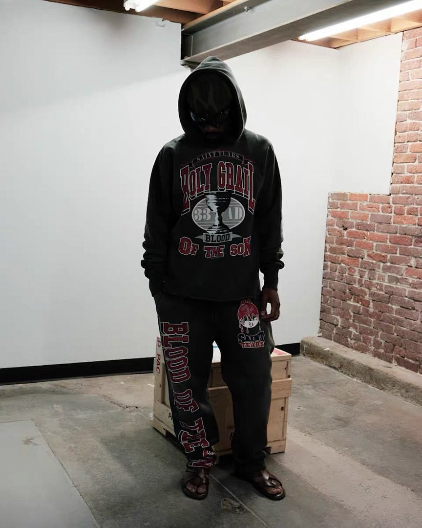 Saint Michael ST142 Blood of The Sun Script Sweatpants