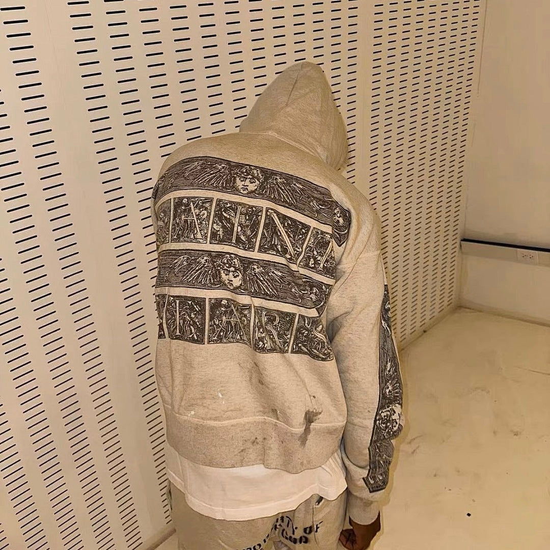 Saint Michael ST227 Thermal Grid Graphic Hoodie