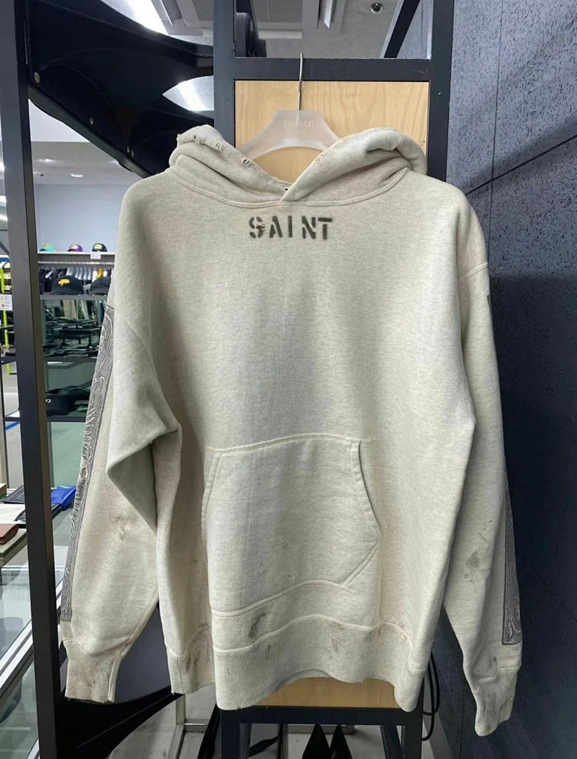 Saint Michael ST227 Thermal Grid Graphic Hoodie