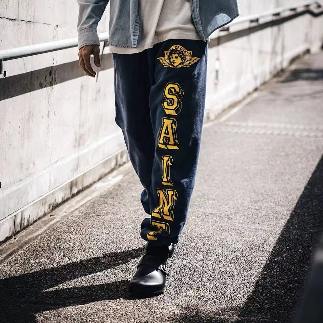 Saint Michael ST926 Vertical Logo Badge Sweatpants