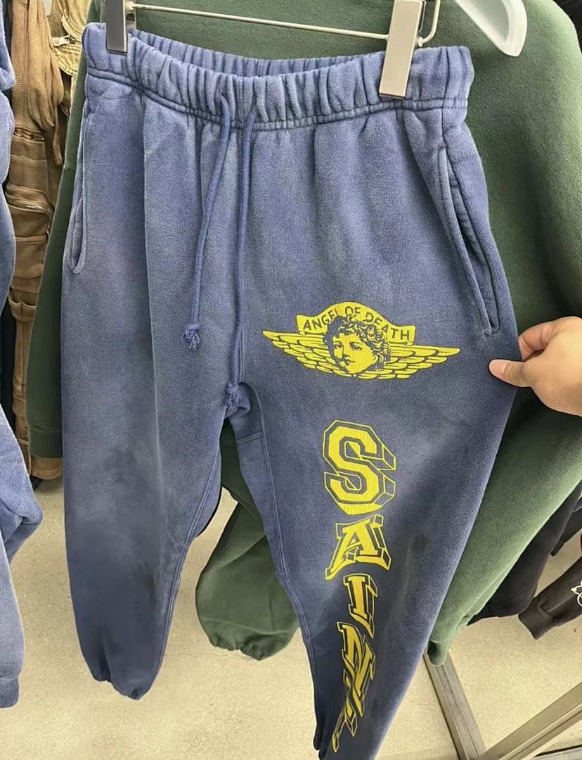Saint Michael ST926 Vertical Logo Badge Sweatpants