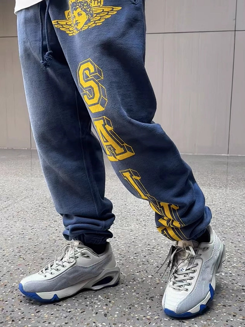 Saint Michael ST926 Vertical Logo Badge Sweatpants