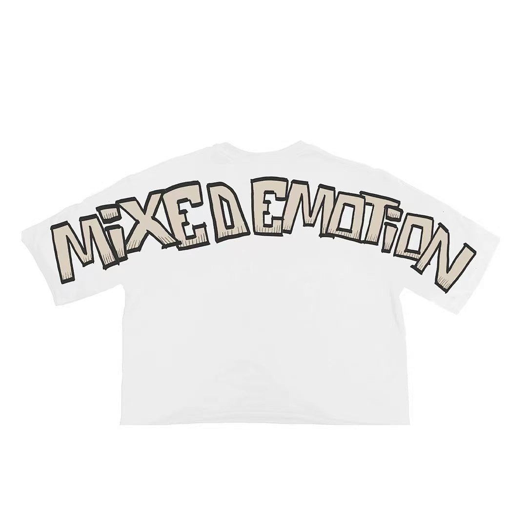 Mixed Emotion Skull Graphic Tee