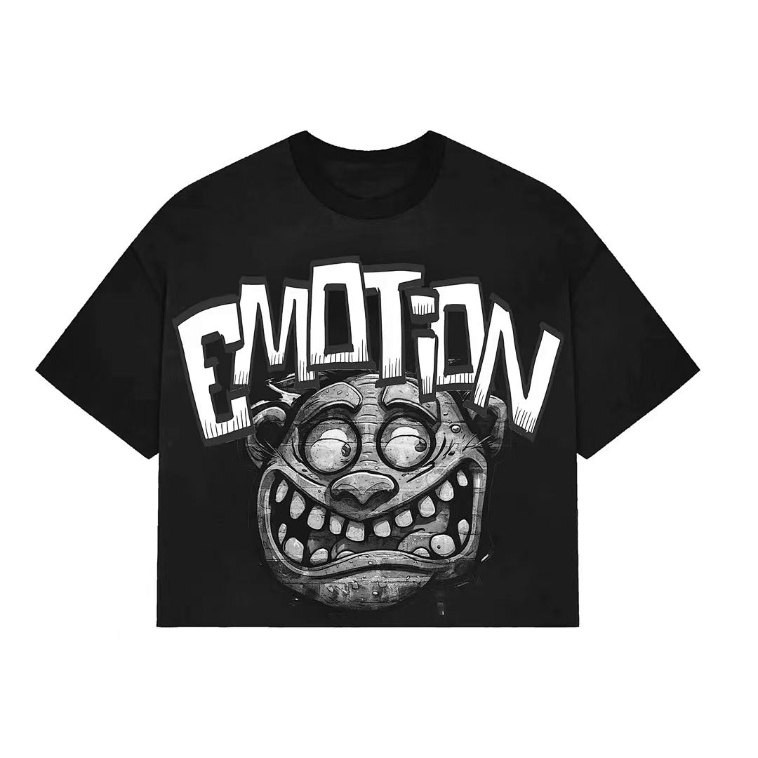 Mixed Emotion Skull Graphic Tee