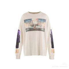 Saint Michael Fine Art Graphic & Back Typography Sweatshirt
