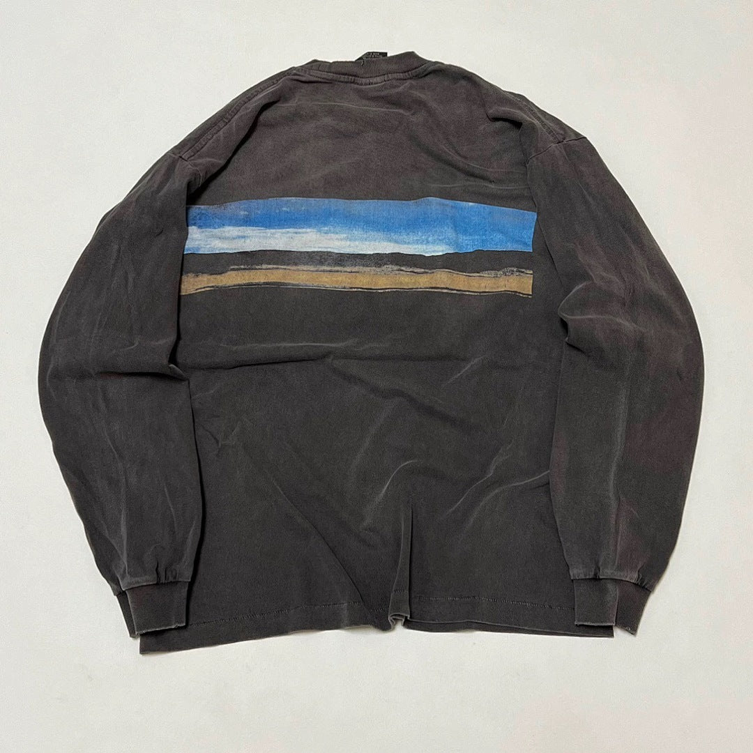 Saint Michael Landscape Photo Graphic Sweatshirt