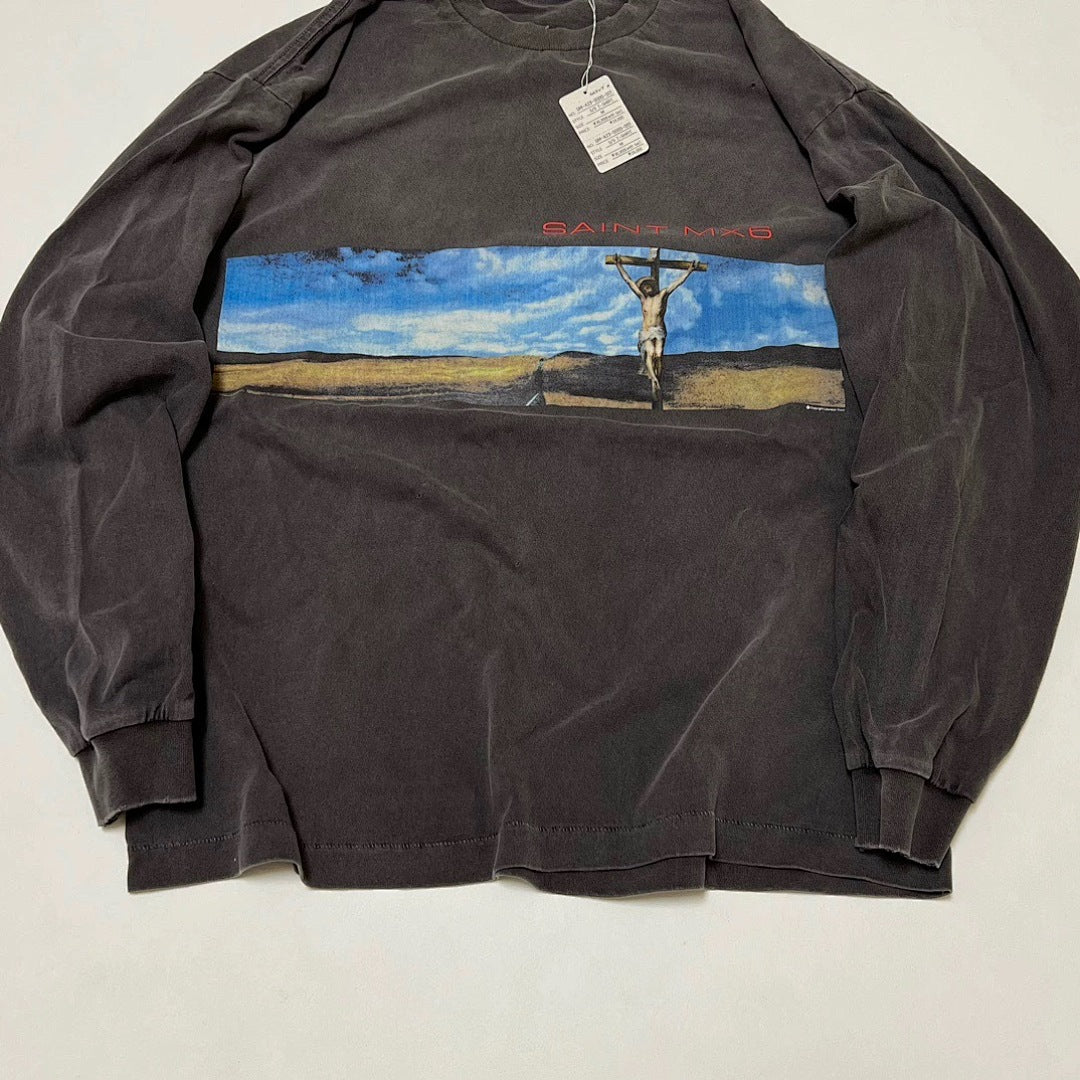 Saint Michael Landscape Photo Graphic Sweatshirt