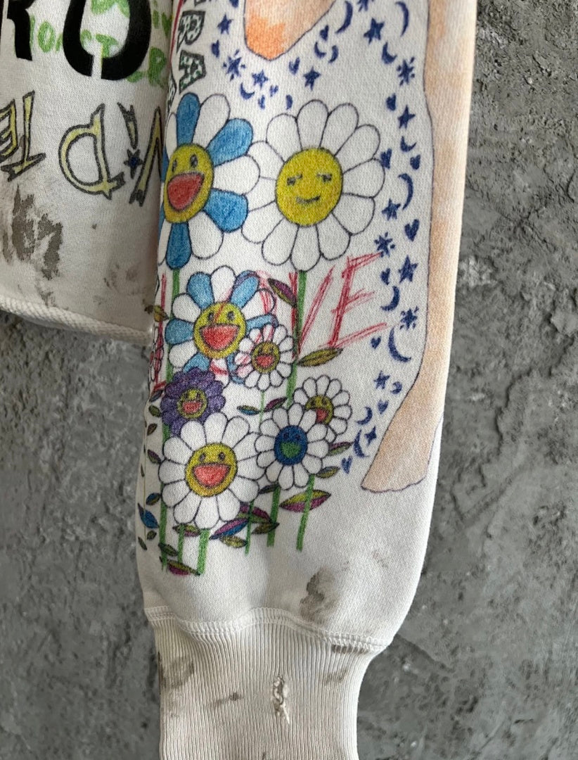Saint Michael ST903 All-Over Graphic Collage Hoodie