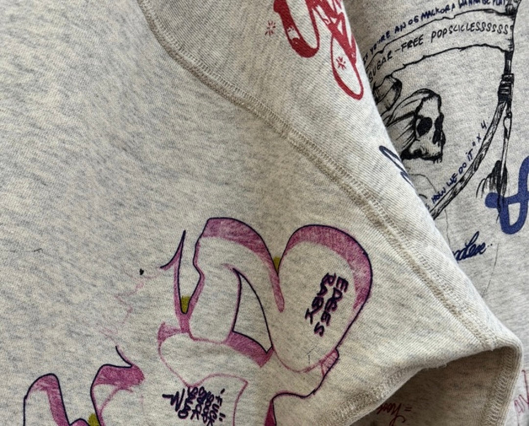 Saint Michael ST914 Graffiti Multi-Print Hoodie