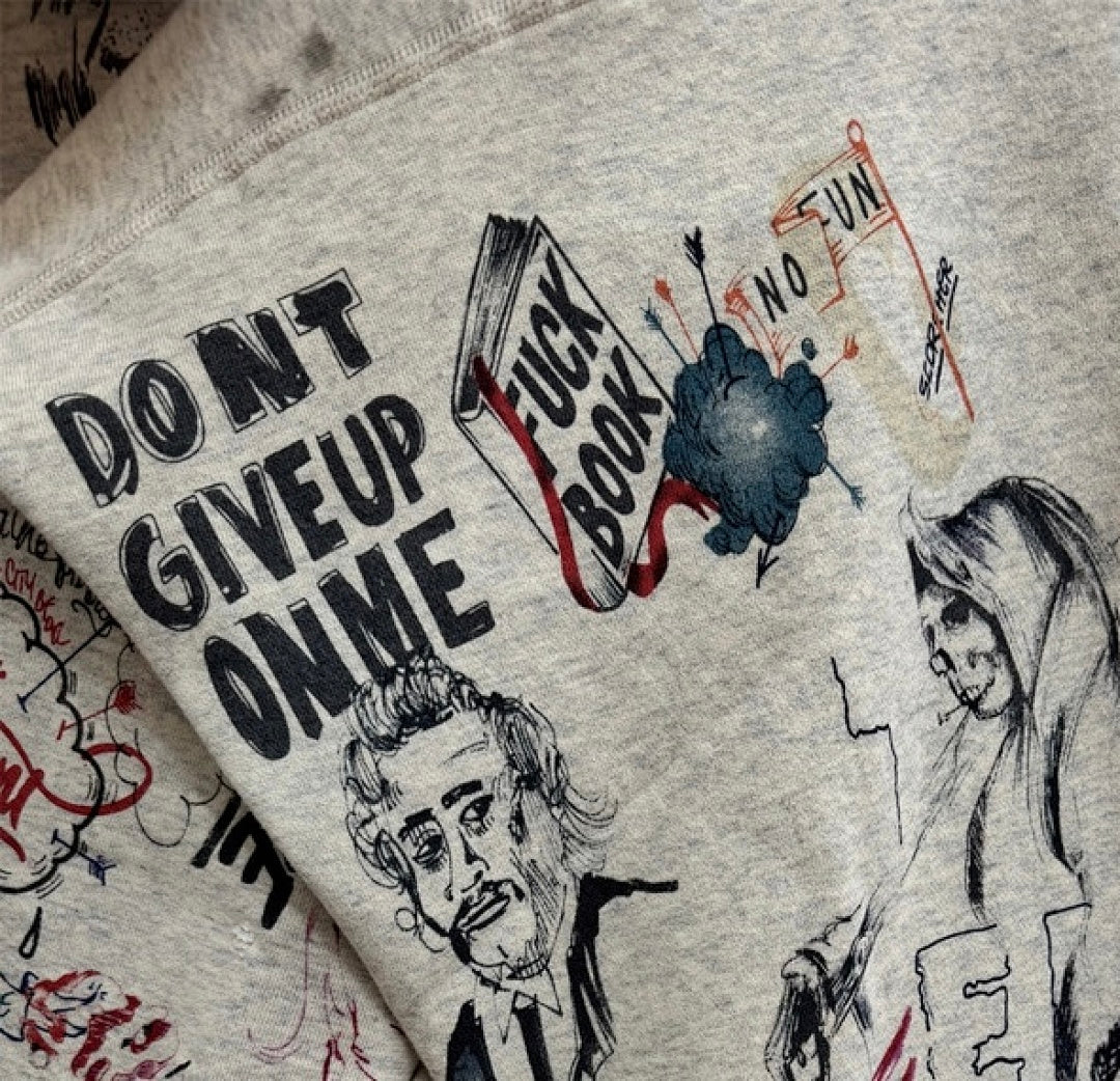 Saint Michael ST914 Graffiti Multi-Print Hoodie