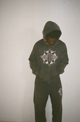 Saint Michael ST915 Gothic Cross Graphic Hoodie