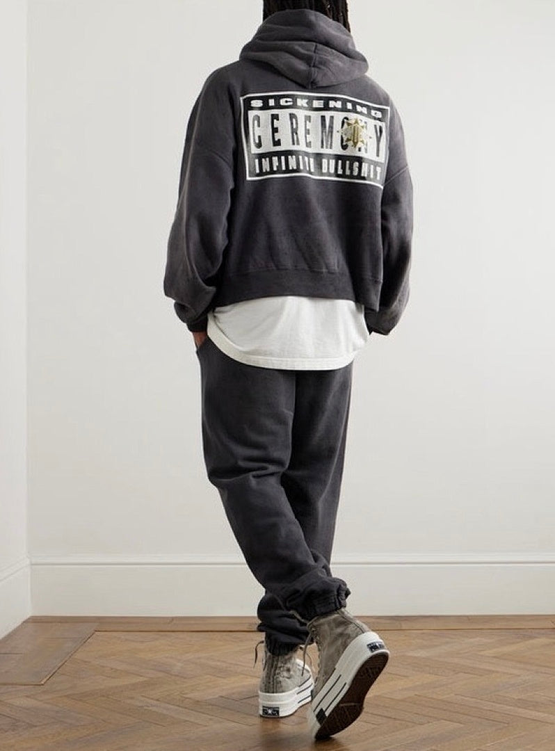 Saint Michael ST915 Gothic Cross Graphic Hoodie