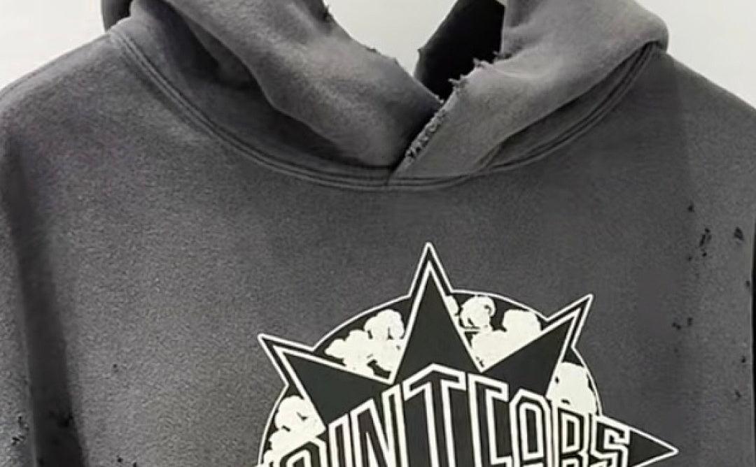Saint Michael ST915 Gothic Cross Graphic Hoodie