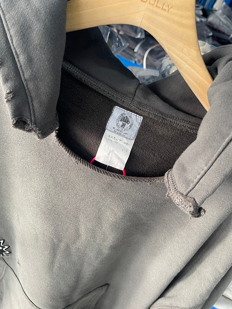 Saint Michael ST920 Distressed Patch Hoodie