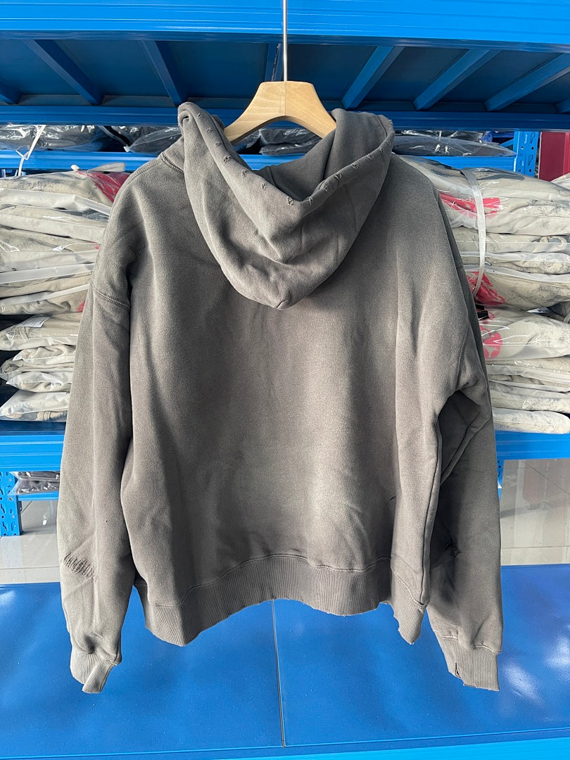 Saint Michael ST920 Distressed Patch Hoodie