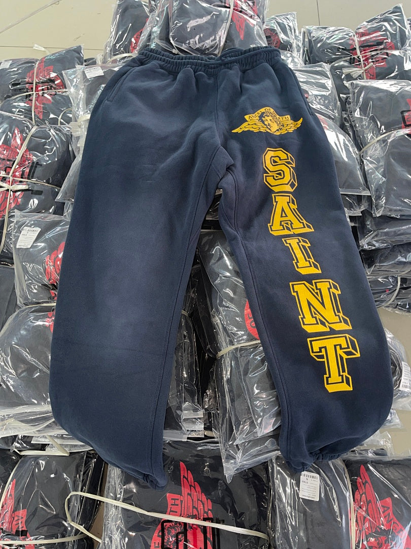 Saint Michael ST926 Vertical Logo Badge Sweatpants