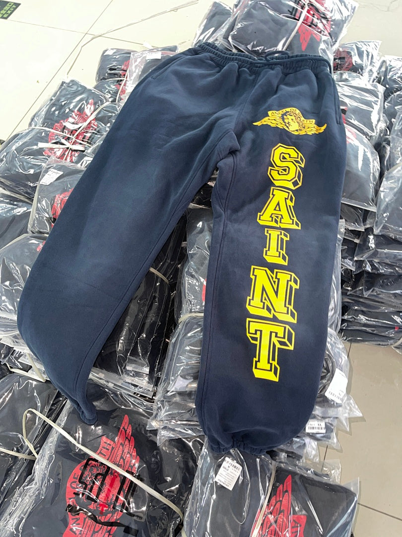 Saint Michael ST926 Vertical Logo Badge Sweatpants