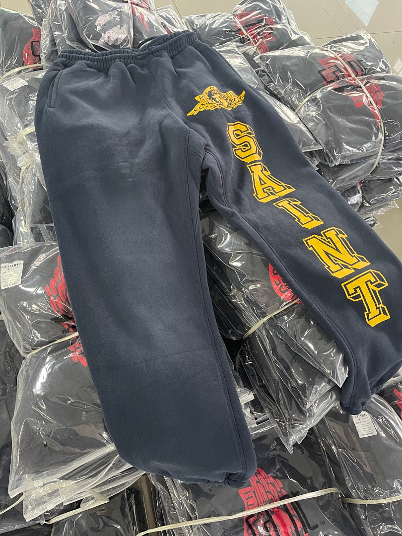Saint Michael ST926 Vertical Logo Badge Sweatpants