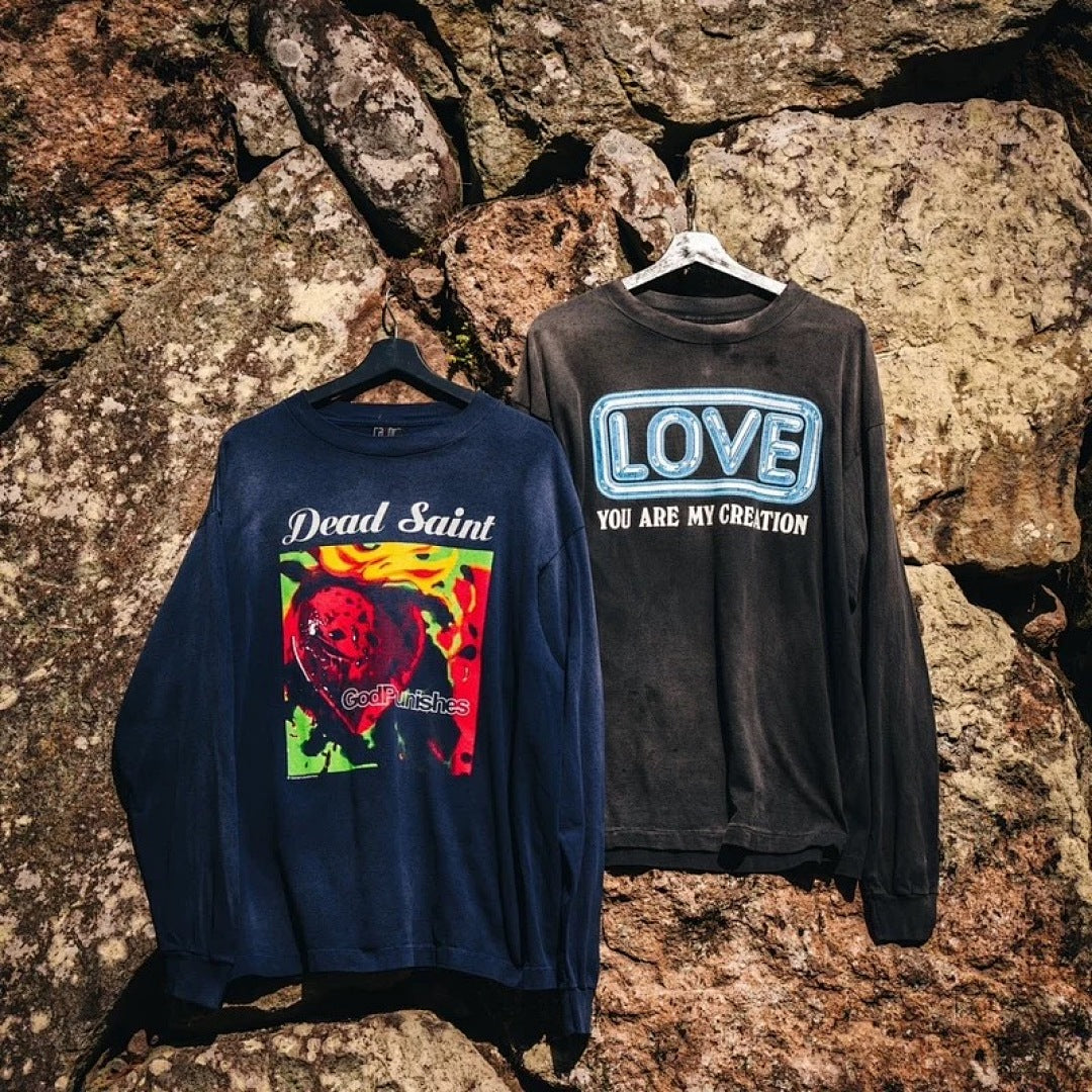 Saint Michael Cursive Script Graphic Sweatshirt