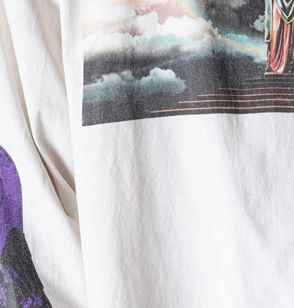 Saint Michael Fine Art Graphic & Back Typography Sweatshirt