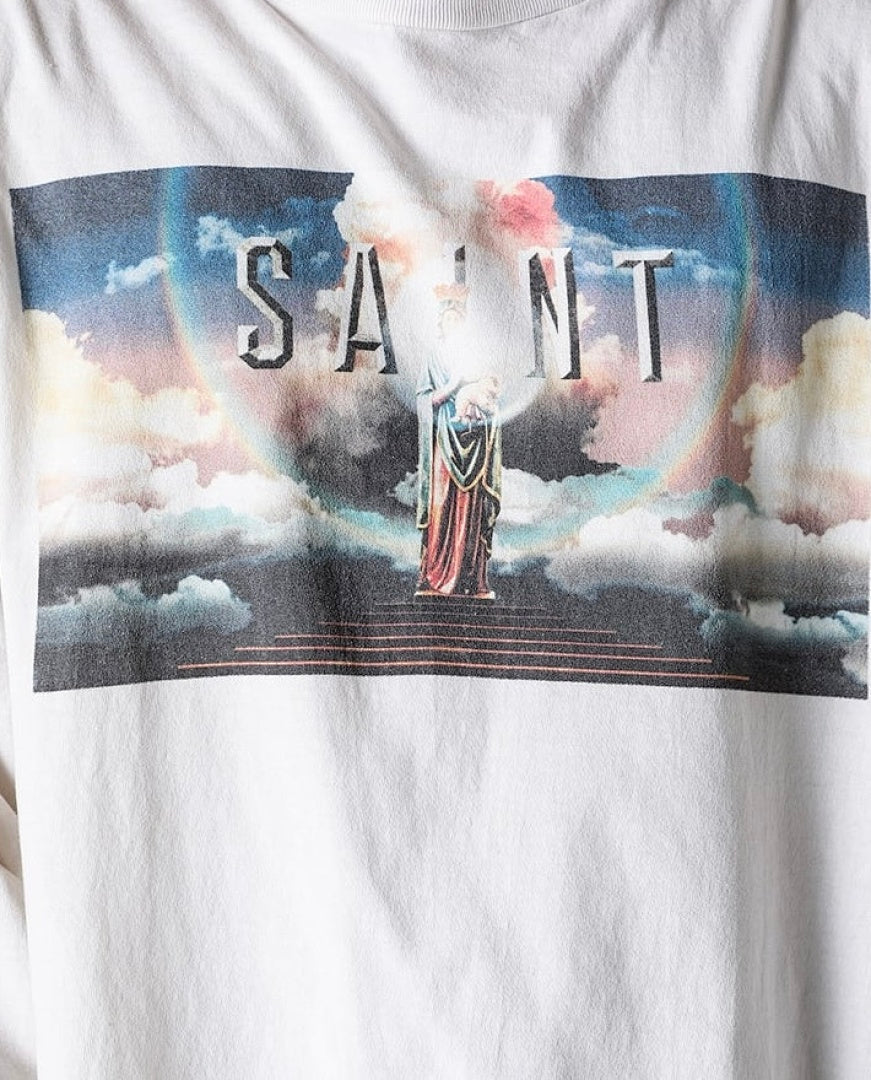 Saint Michael Fine Art Graphic & Back Typography Sweatshirt
