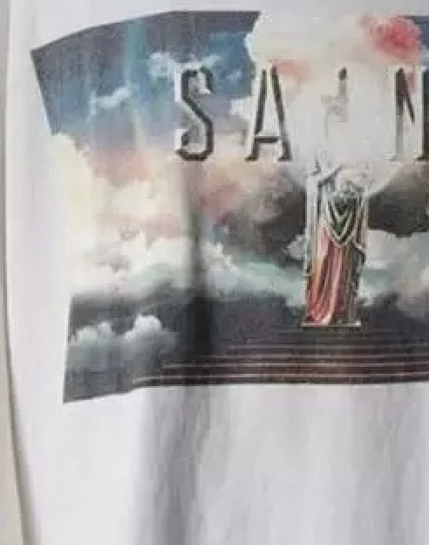 Saint Michael Fine Art Graphic & Back Typography Sweatshirt