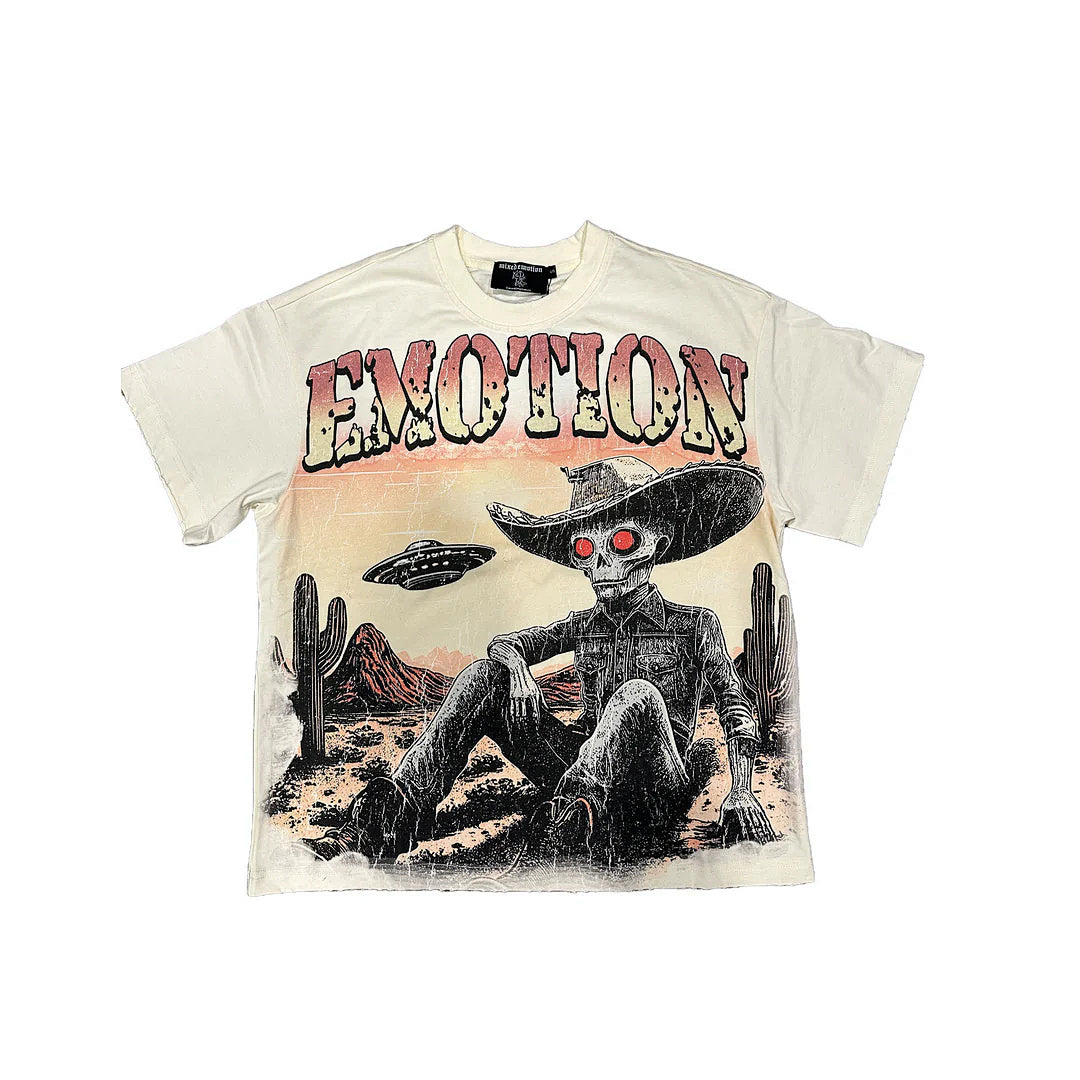 Mixed Emotion Illustrated Graphic Tee
