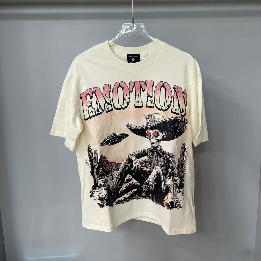 Mixed Emotion Illustrated Graphic Tee