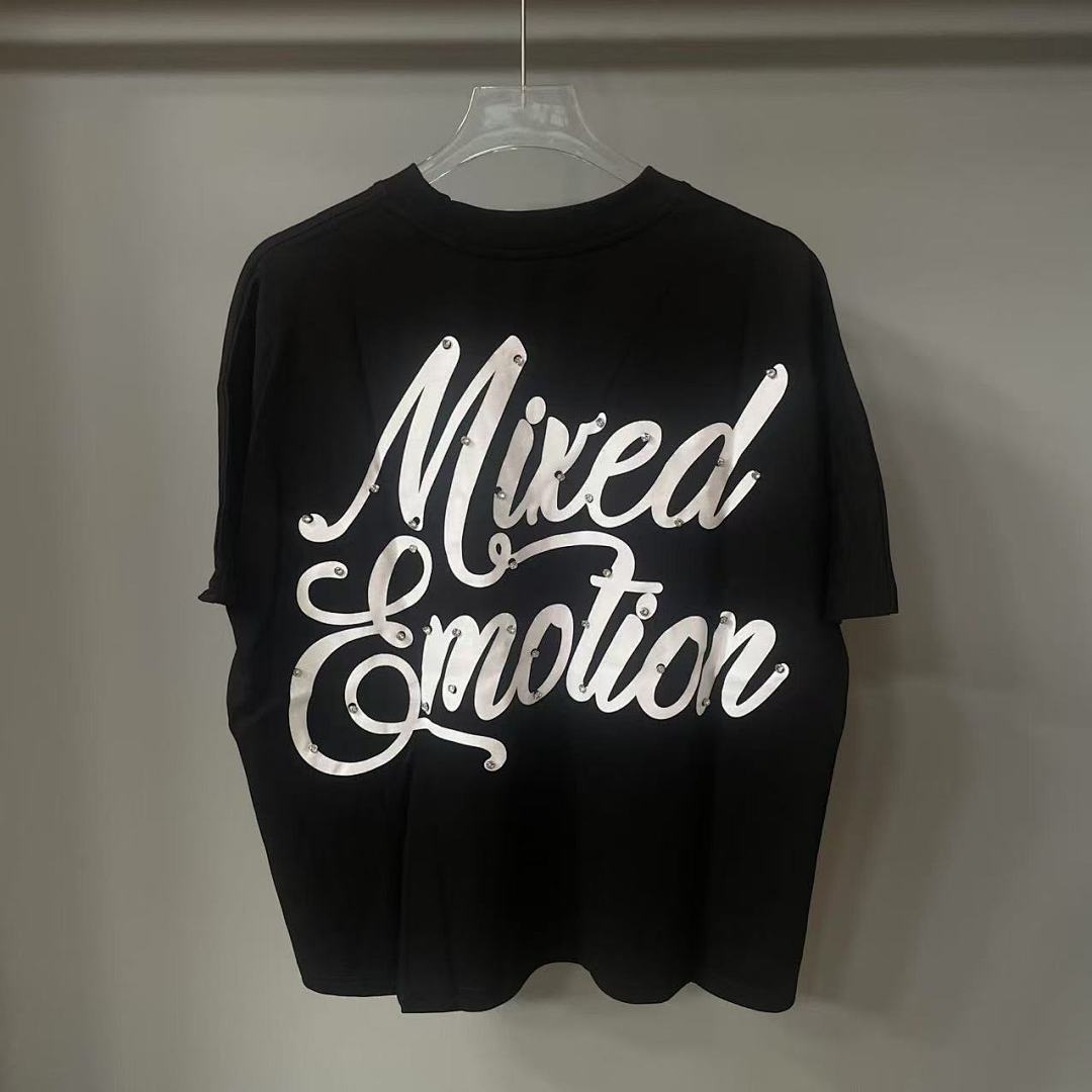 Mixed Emotion Rhinestone Graphic Tee