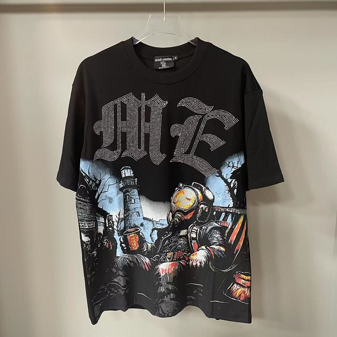 Mixed Emotion Illustrated Graphic Tee