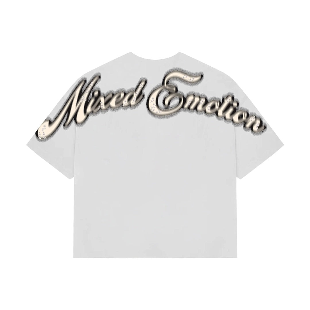 Mixed Emotion Cropped Graphic Tee