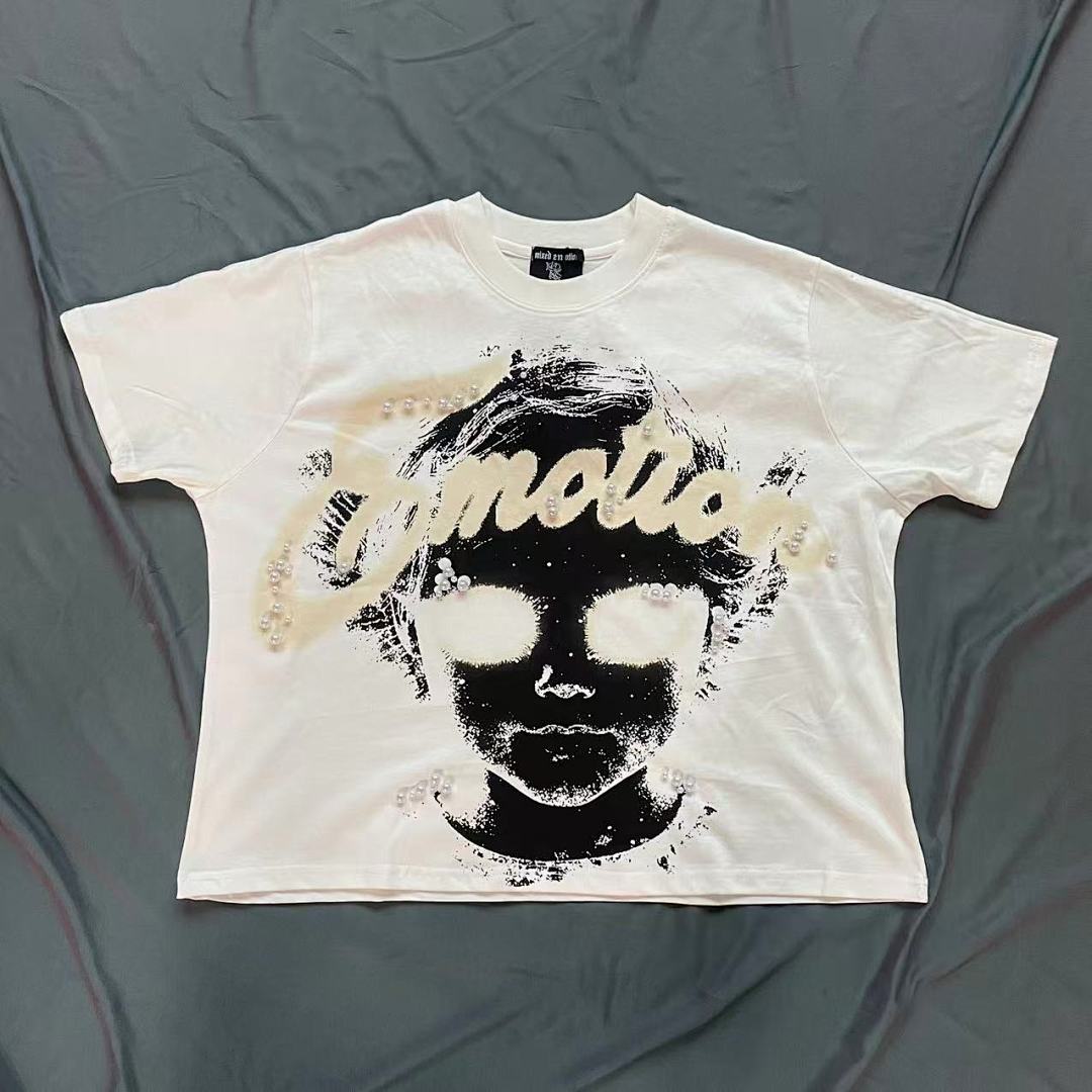 Mixed Emotion Cropped Graphic Tee