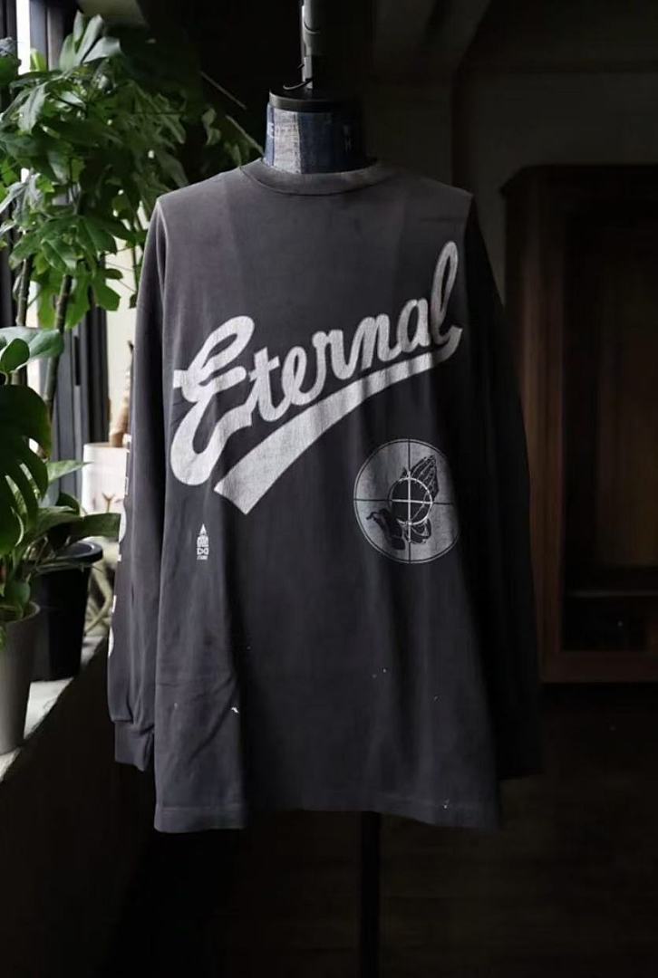 Saint Michael Cursive Script & Back Monogram Sweatshirt