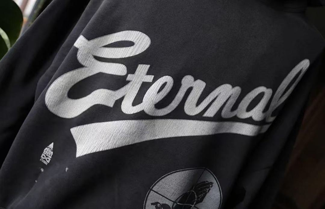 Saint Michael Cursive Script & Back Monogram Sweatshirt