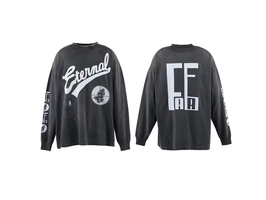 Saint Michael Cursive Script & Back Monogram Sweatshirt
