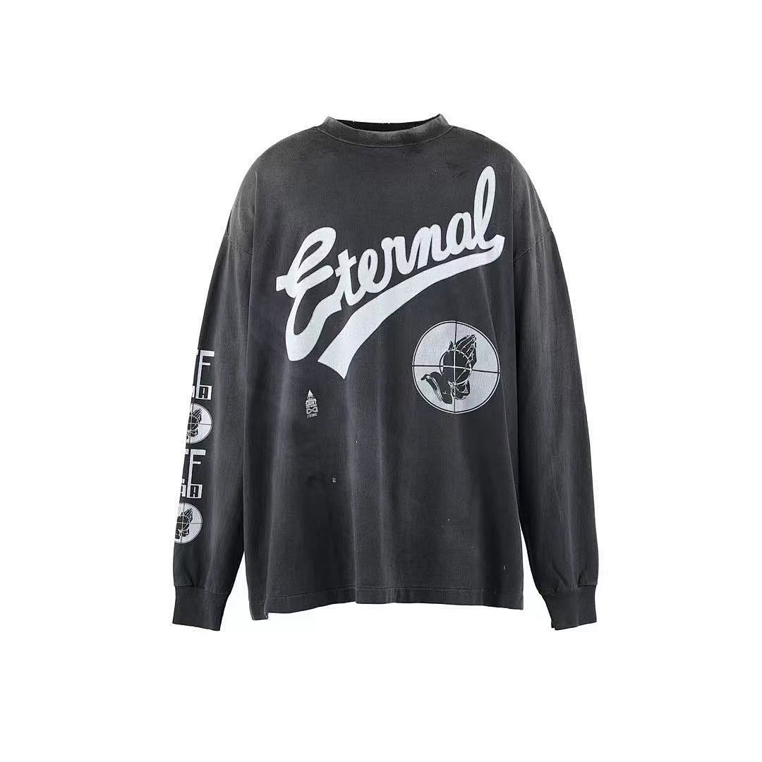 Saint Michael Cursive Script & Back Monogram Sweatshirt
