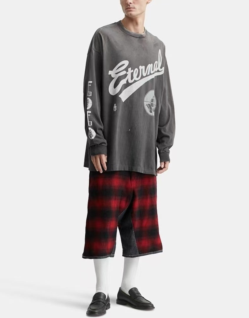 Saint Michael Cursive Script & Back Monogram Sweatshirt