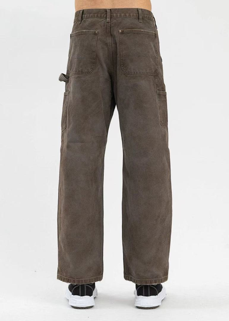 Saint Michael NST018 Distressed Workwear Straight Pants