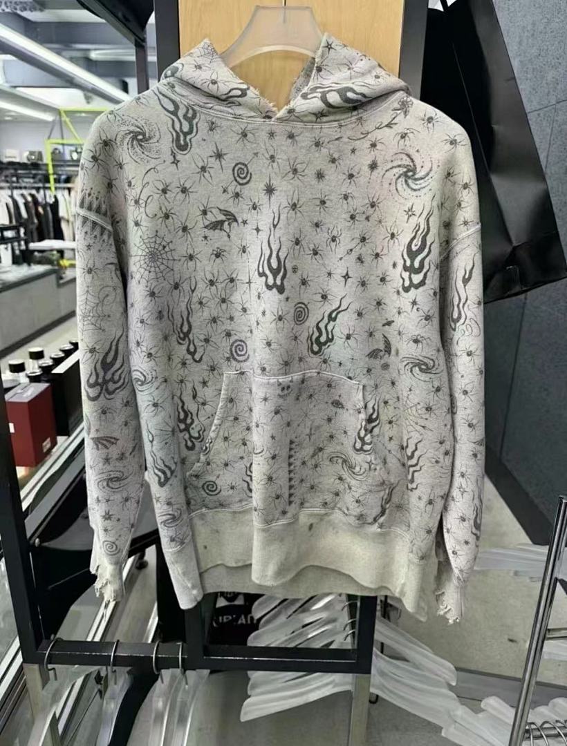 Saint Michael ST1016 Splatter Effect Hoodie