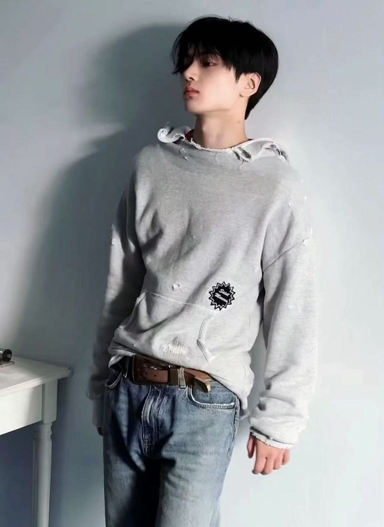 Saint Michael ST920 Distressed Patch Hoodie