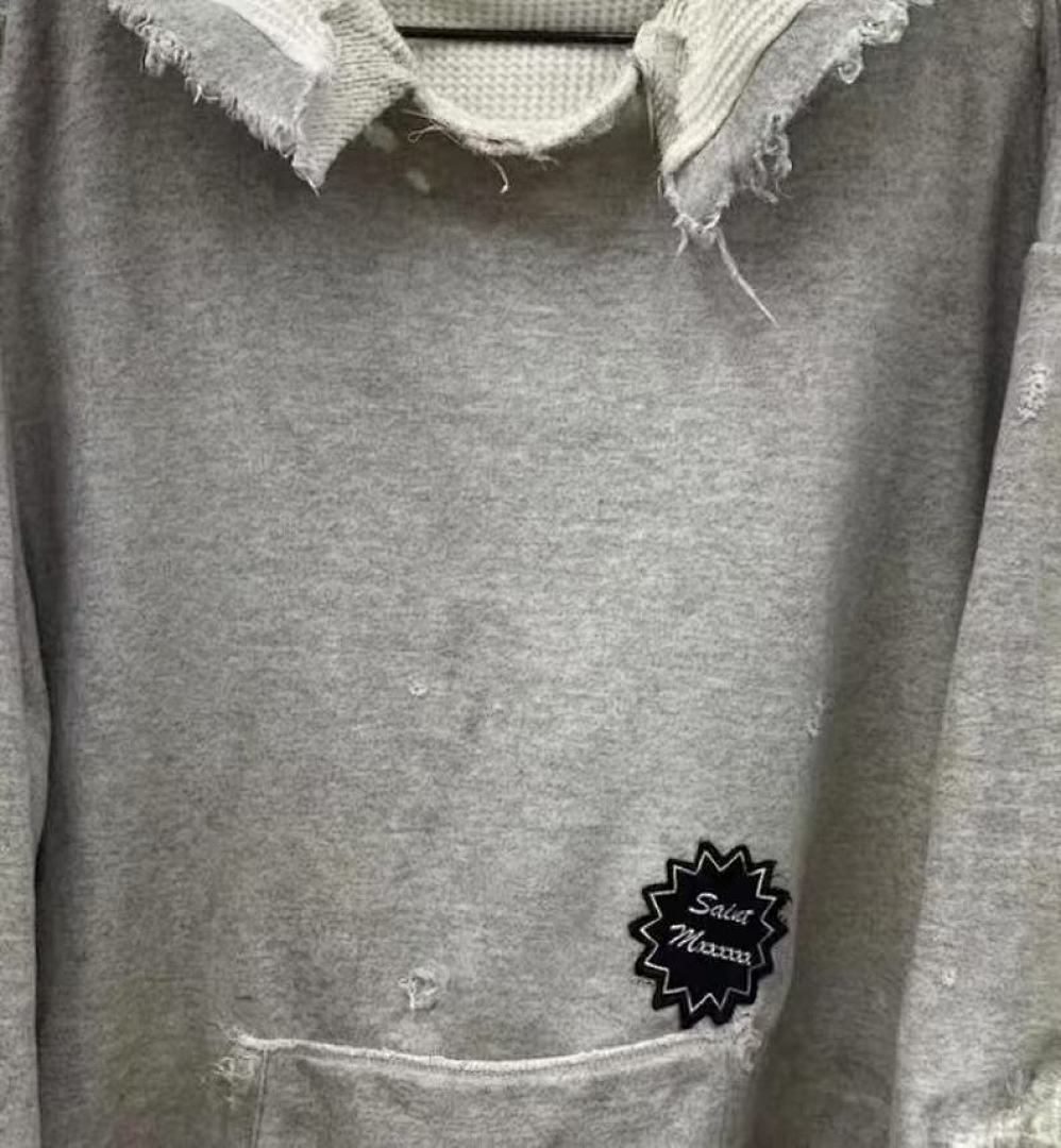 Saint Michael ST920 Distressed Patch Hoodie
