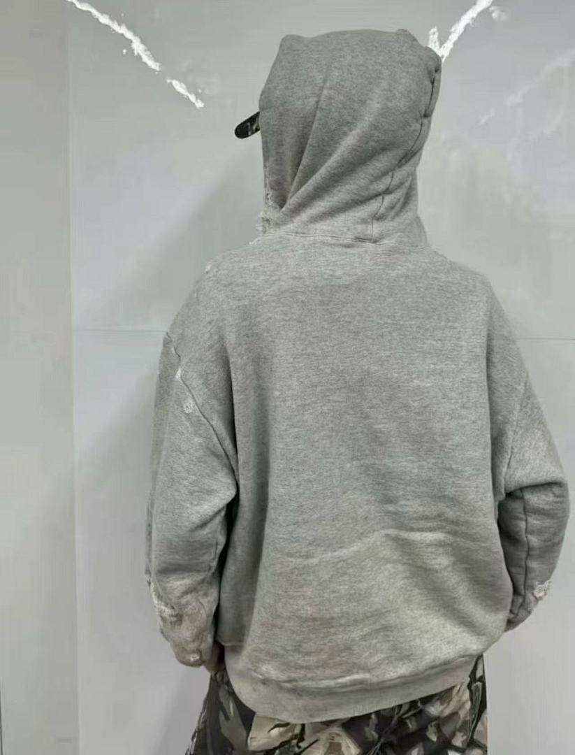 Saint Michael ST920 Distressed Patch Hoodie