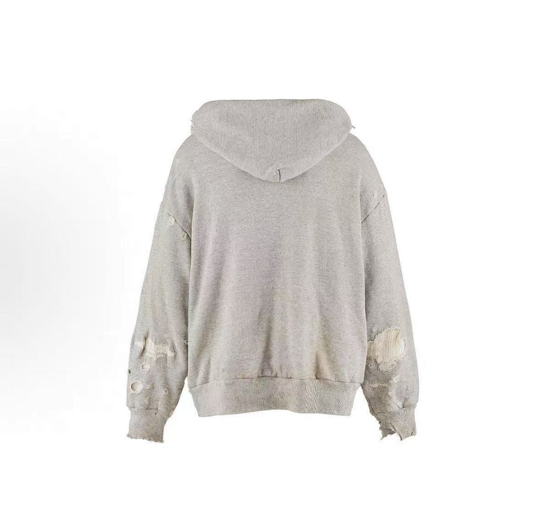 Saint Michael ST920 Distressed Patch Hoodie