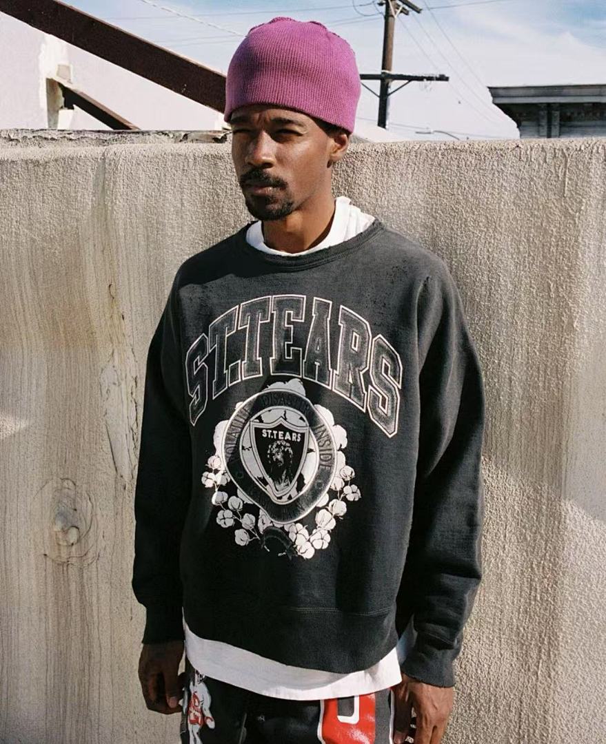 Saint Michael ST1024 Arch Logo Graphic Sweatshirt
