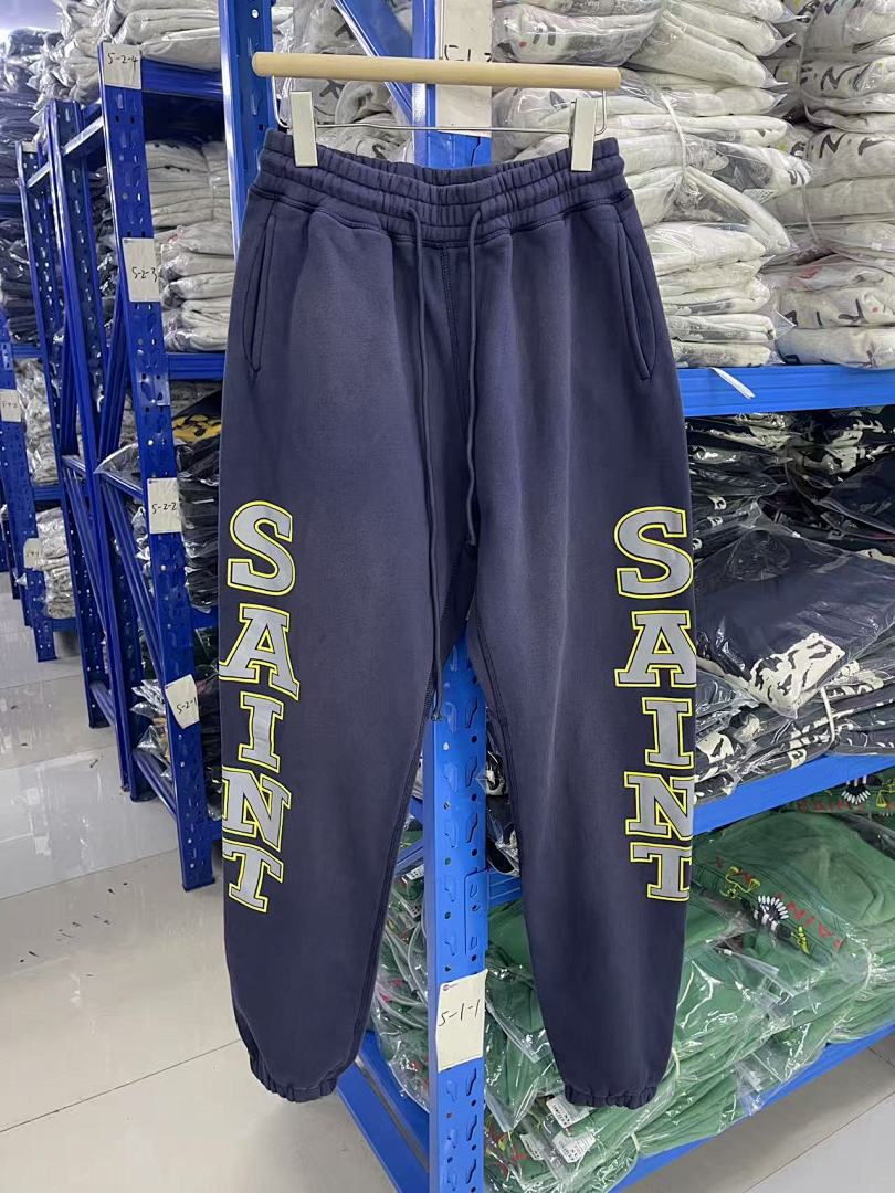 Saint Michael KST1033 Dual Leg Block Letter Sweatpants