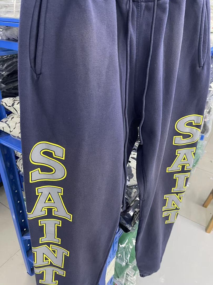Saint Michael KST1033 Dual Leg Block Letter Sweatpants